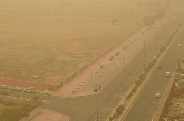 آخر تطورات الغبار في السعودية 